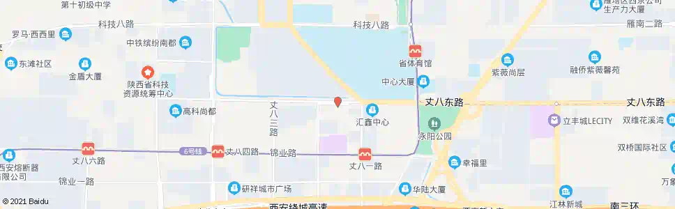 西安丈八东村_公交站地图_西安公交_妙搜公交查询2025