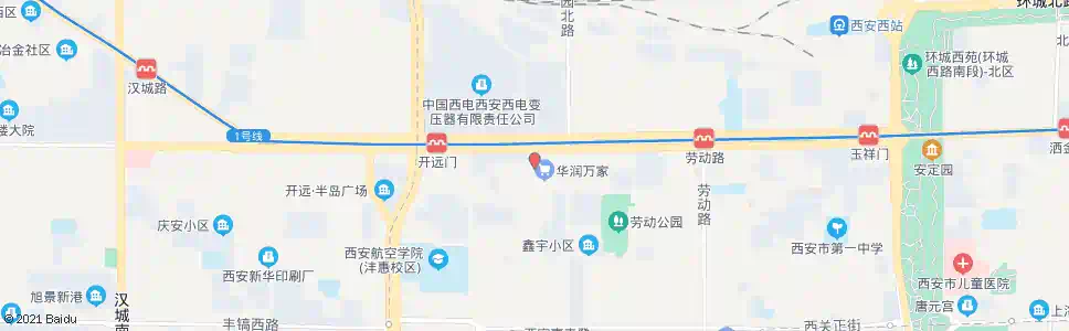 西安家世界_公交站地图_西安公交_妙搜公交查询2025