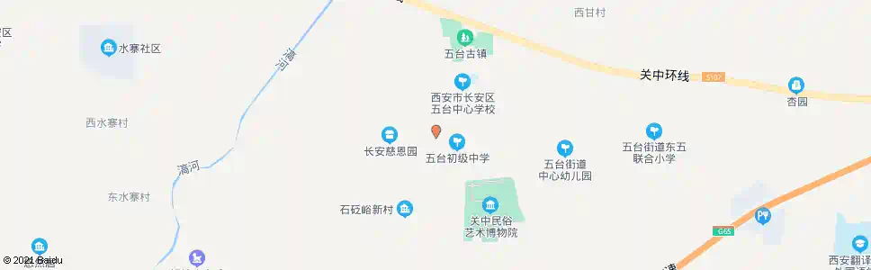 西安五台街办_公交站地图_西安公交_妙搜公交查询2025