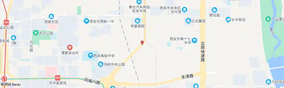 西安团结四社_公交站地图_西安公交_妙搜公交查询2025