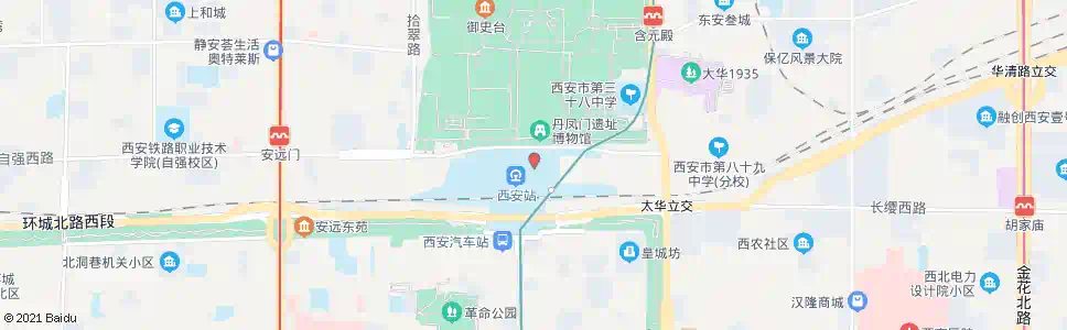 西安童家巷_公交站地图_西安公交_妙搜公交查询2025