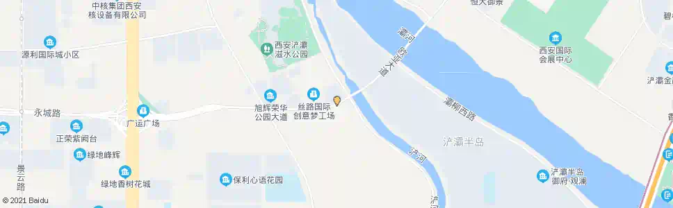 西安欧亚大道浐河西路口_公交站地图_西安公交_妙搜公交查询2025
