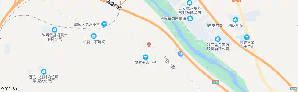 西安五十六中_公交站地图_西安公交_妙搜公交查询2025
