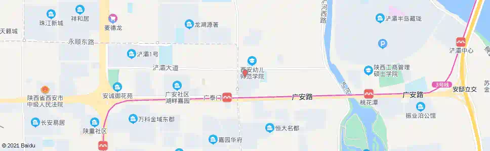 西安新房村_公交站地图_西安公交_妙搜公交查询2025