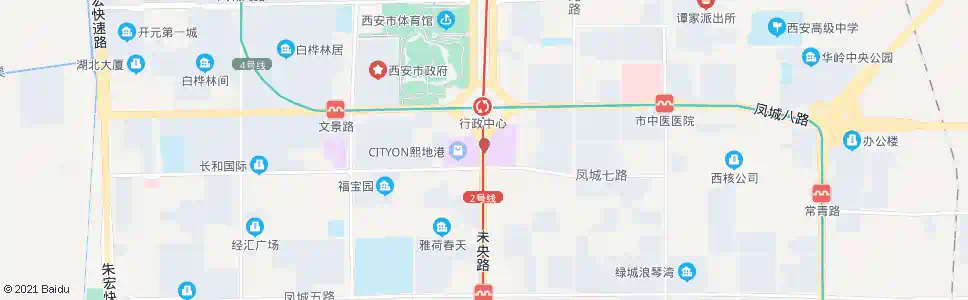 西安张家堡_公交站地图_西安公交_妙搜公交查询2025