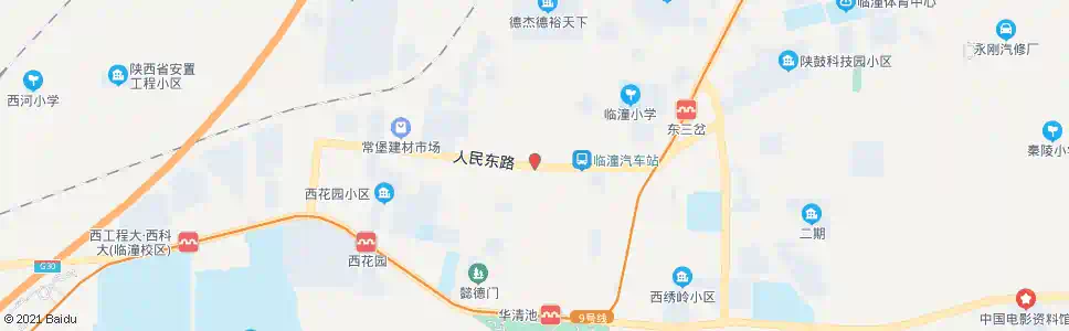 西安粮食局_公交站地图_西安公交_妙搜公交查询2025