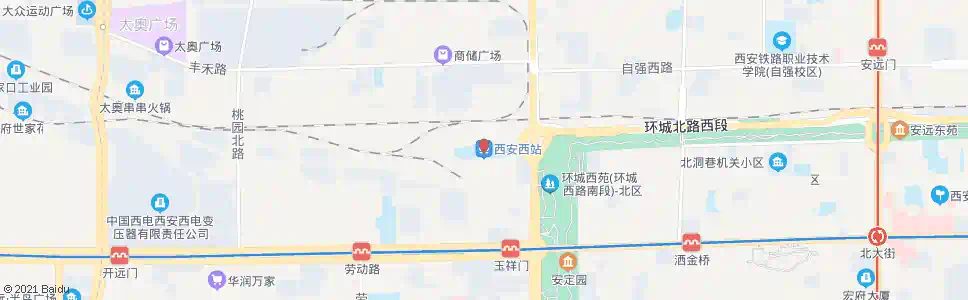 西安大泥河西_公交站地图_西安公交_妙搜公交查询2025