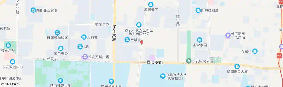 西安府东一路智慧城路口_公交站地图_西安公交_妙搜公交查询2025