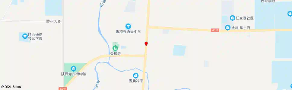 西安香积寺村_公交站地图_西安公交_妙搜公交查询2025