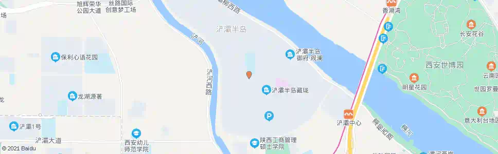 西安浐灞半岛A11区_公交站地图_西安公交_妙搜公交查询2025
