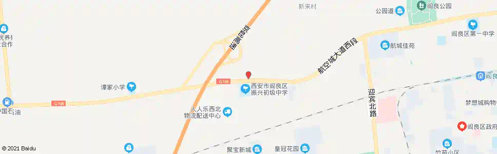 西安振兴路_公交站地图_西安公交_妙搜公交查询2025