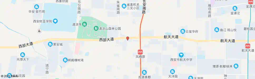 西安西安地勘院_公交站地图_西安公交_妙搜公交查询2025