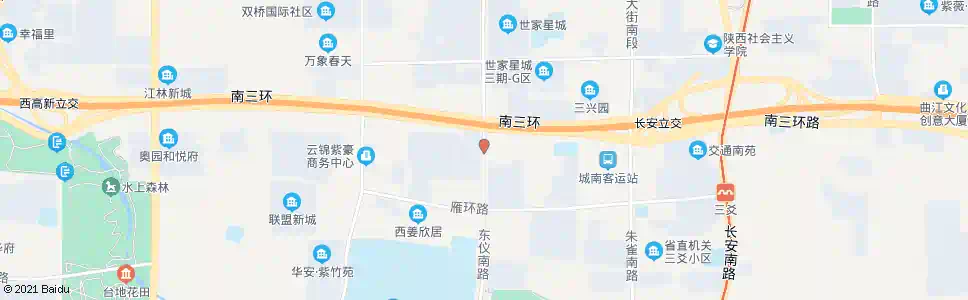 西安姜溪花都社区_公交站地图_西安公交_妙搜公交查询2025
