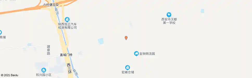 西安邓六路北口_公交站地图_西安公交_妙搜公交查询2025