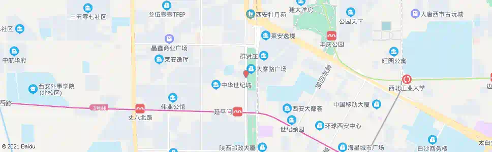 西安特警支队_公交站地图_西安公交_妙搜公交查询2025