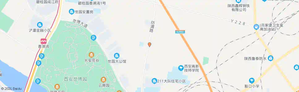 西安灞桥发电厂_公交站地图_西安公交_妙搜公交查询2025