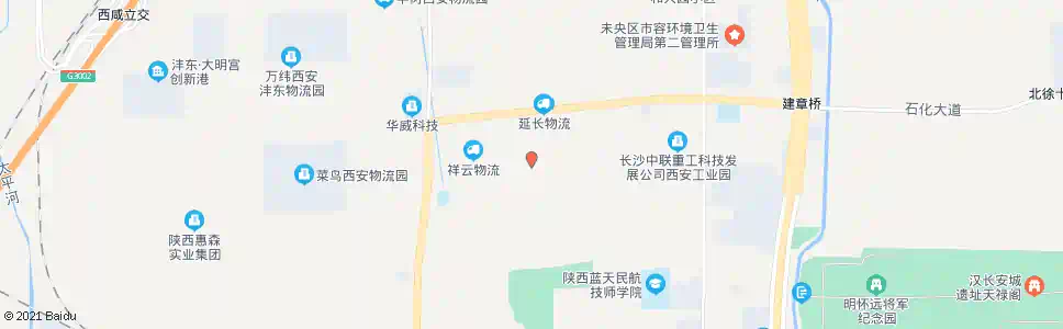 西安孟家村_公交站地图_西安公交_妙搜公交查询2025