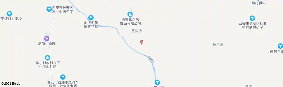 西安皇甫村_公交站地图_西安公交_妙搜公交查询2025