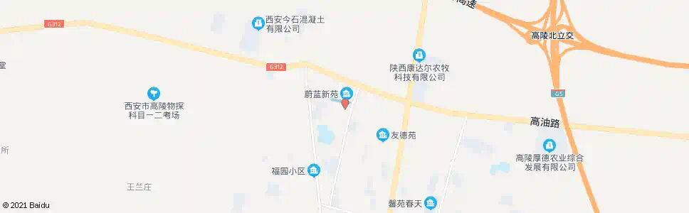 西安高陵北环广场_公交站地图_西安公交_妙搜公交查询2025