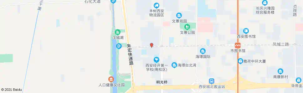西安海红小区_公交站地图_西安公交_妙搜公交查询2025