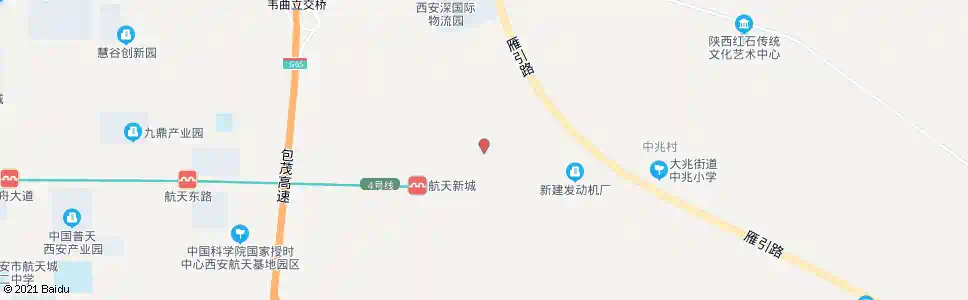 西安二府井_公交站地图_西安公交_妙搜公交查询2025