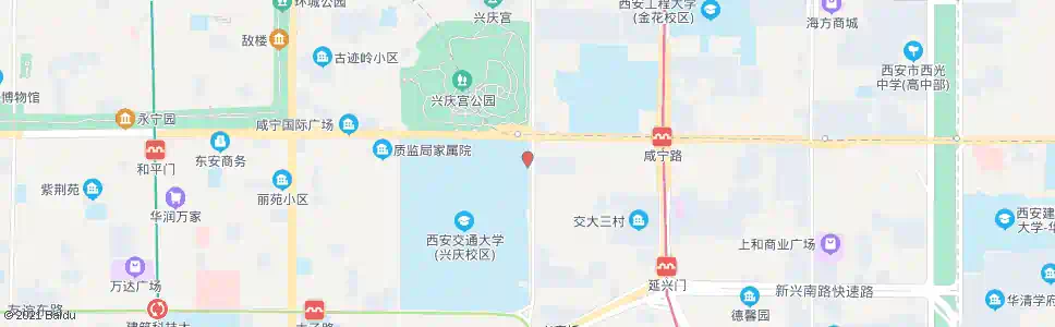 西安交大电脑城_公交站地图_西安公交_妙搜公交查询2025