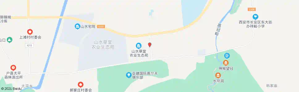 西安山水草堂_公交站地图_西安公交_妙搜公交查询2025