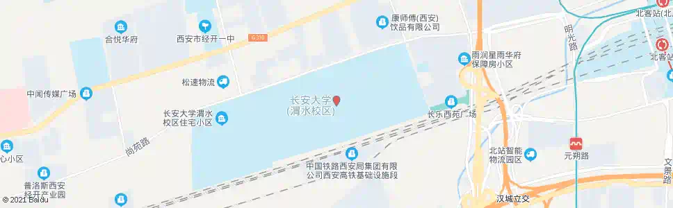 西安长安大学渭水校区南门_公交站地图_西安公交_妙搜公交查询2025