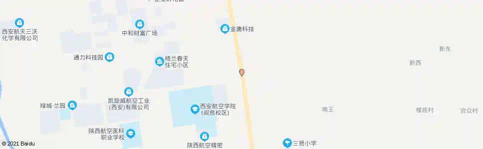 西安箭王村_公交站地图_西安公交_妙搜公交查询2025