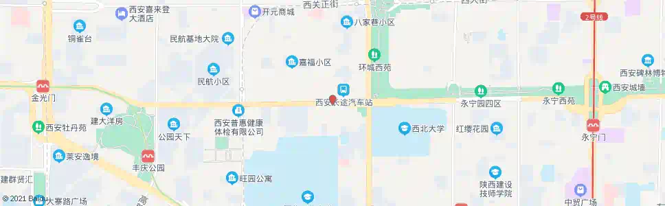 西安丰庆路东口_公交站地图_西安公交_妙搜公交查询2025
