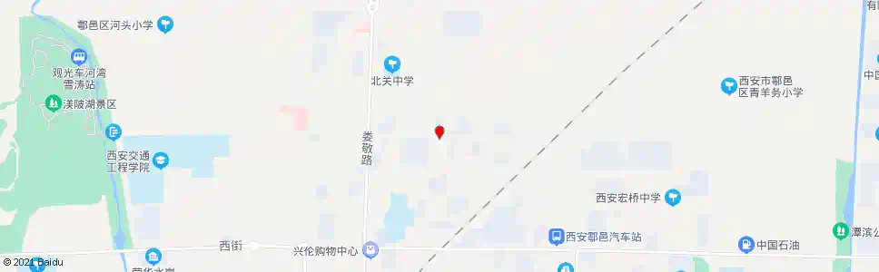 西安展宏十字_公交站地图_西安公交_妙搜公交查询2025