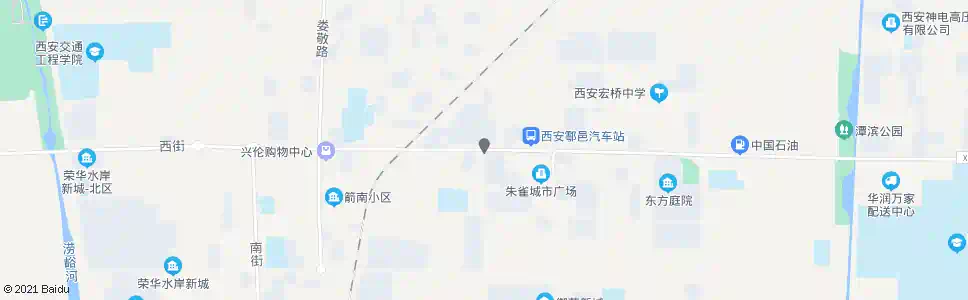 西安朝阳小区_公交站地图_西安公交_妙搜公交查询2025