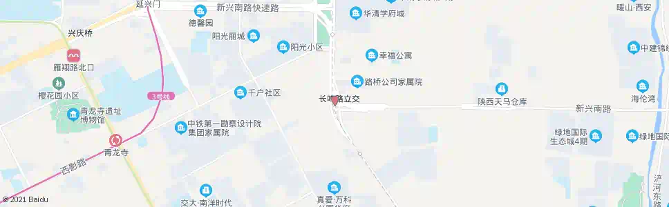 西安东等驾坡_公交站地图_西安公交_妙搜公交查询2025