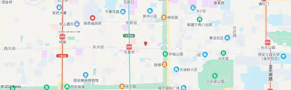 西安尚勤路_公交站地图_西安公交_妙搜公交查询2025