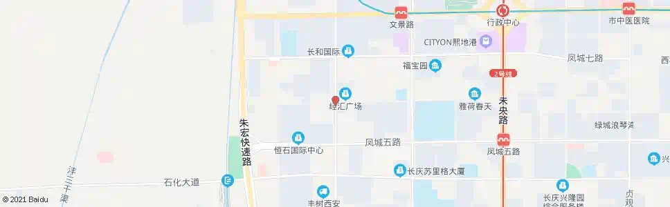 西安明光路凤城六路口_公交站地图_西安公交_妙搜公交查询2025