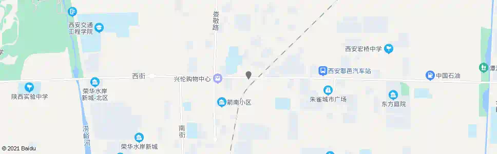 西安户县建行_公交站地图_西安公交_妙搜公交查询2025