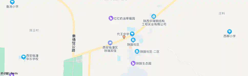 西安代王_公交站地图_西安公交_妙搜公交查询2025