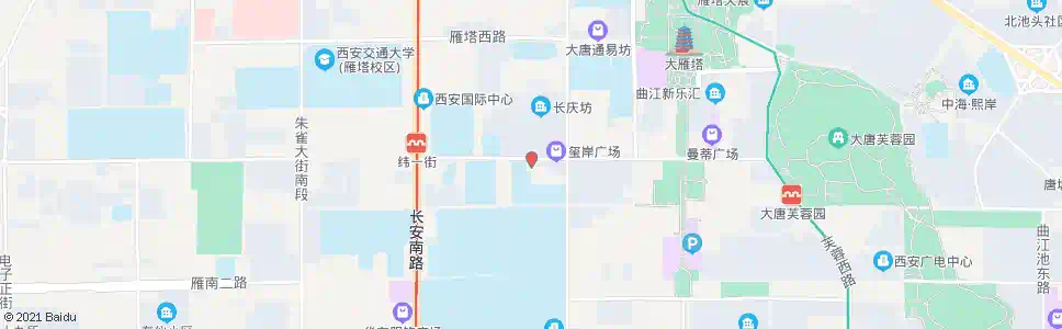 西安翠华路钟研所_公交站地图_西安公交_妙搜公交查询2025