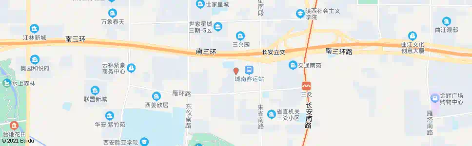 西安丈八七路公交枢纽站_公交站地图_西安公交_妙搜公交查询2025