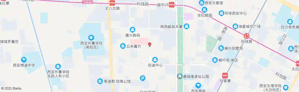 西安团结南路南段_公交站地图_西安公交_妙搜公交查询2025