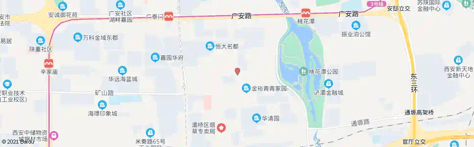 西安周家坡村_公交站地图_西安公交_妙搜公交查询2025