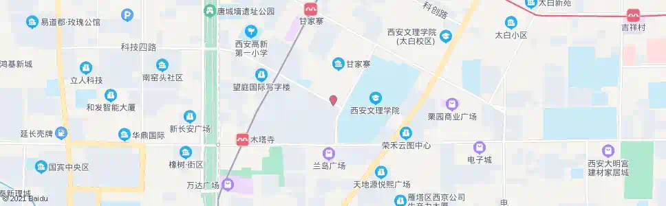 西安科技四路东口_公交站地图_西安公交_妙搜公交查询2025