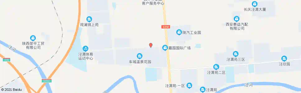 西安车城花园北门_公交站地图_西安公交_妙搜公交查询2025