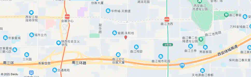 西安雁塔南路雁南五路口_公交站地图_西安公交_妙搜公交查询2025