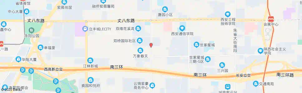西安双桥头_公交站地图_西安公交_妙搜公交查询2025
