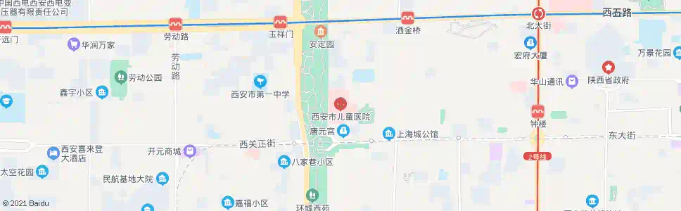 西安儿童医院_公交站地图_西安公交_妙搜公交查询2025