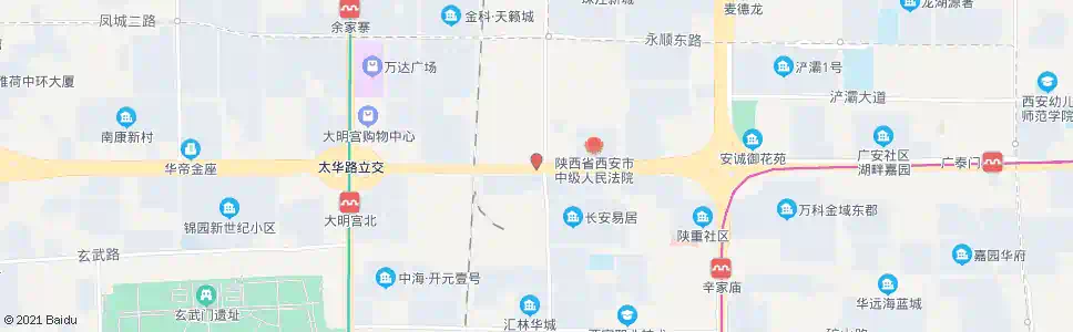西安井上村_公交站地图_西安公交_妙搜公交查询2025