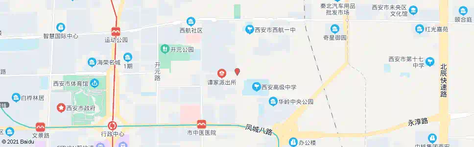 西安徐家湾_公交站地图_西安公交_妙搜公交查询2025