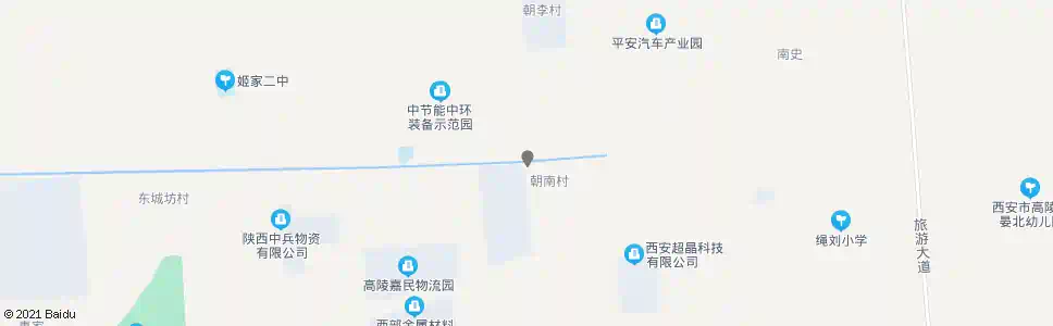 西安彭李_公交站地图_西安公交_妙搜公交查询2025