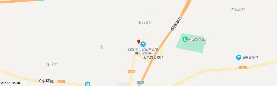 西安黄大路口_公交站地图_西安公交_妙搜公交查询2025